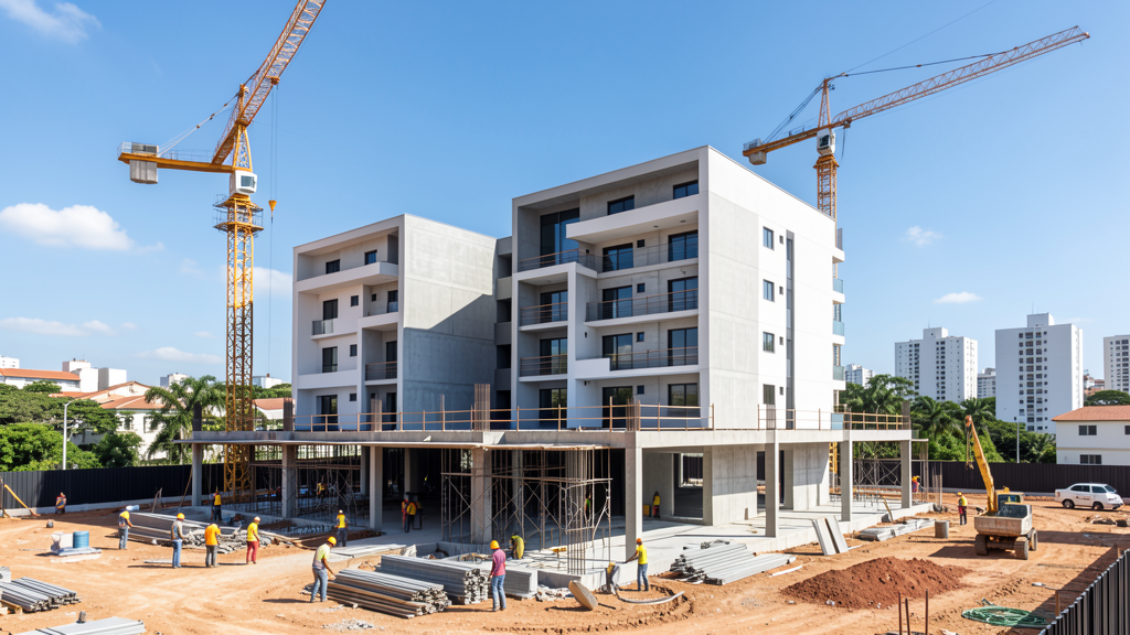 PIB da Construção Cresce 2,9% no 1º Trimestre de 2026