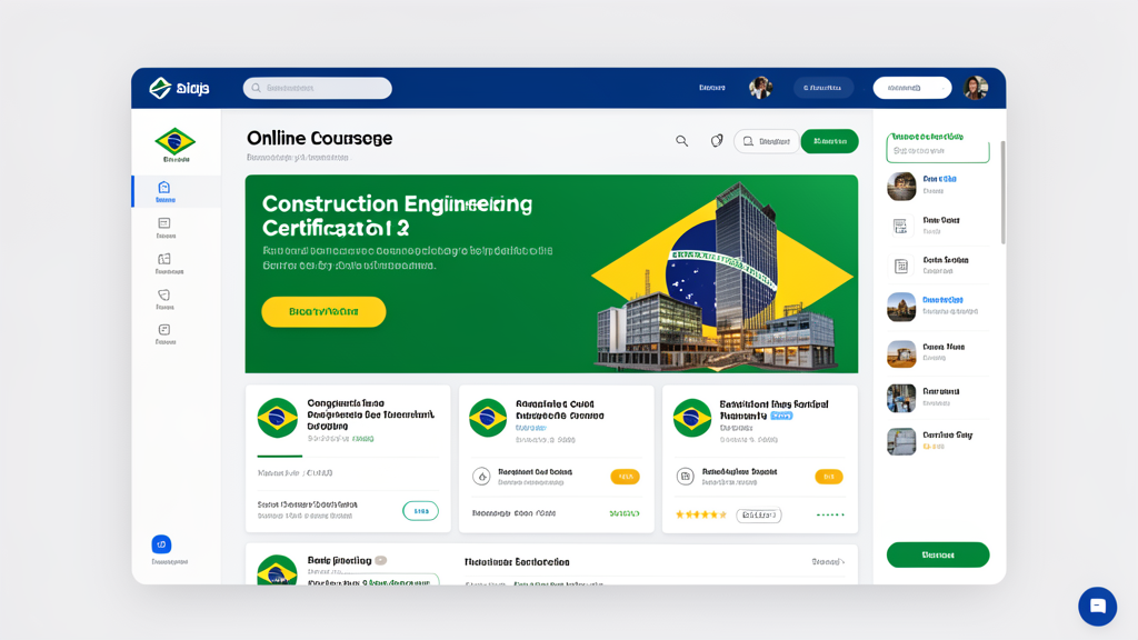 Plataforma de curso online com BIM e modelo 3D de edif&iacute;cio