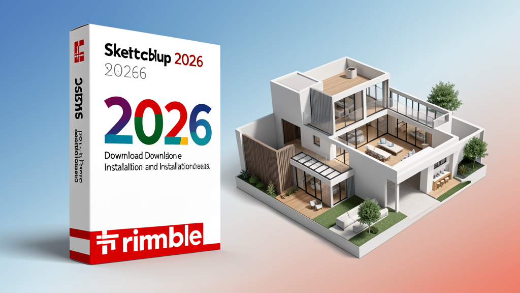 SketchUp 2026 download e recursos de colaboração em nuvem da Trimble