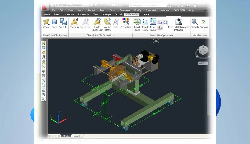 CADtoWIN for Autodesk AutoCAD