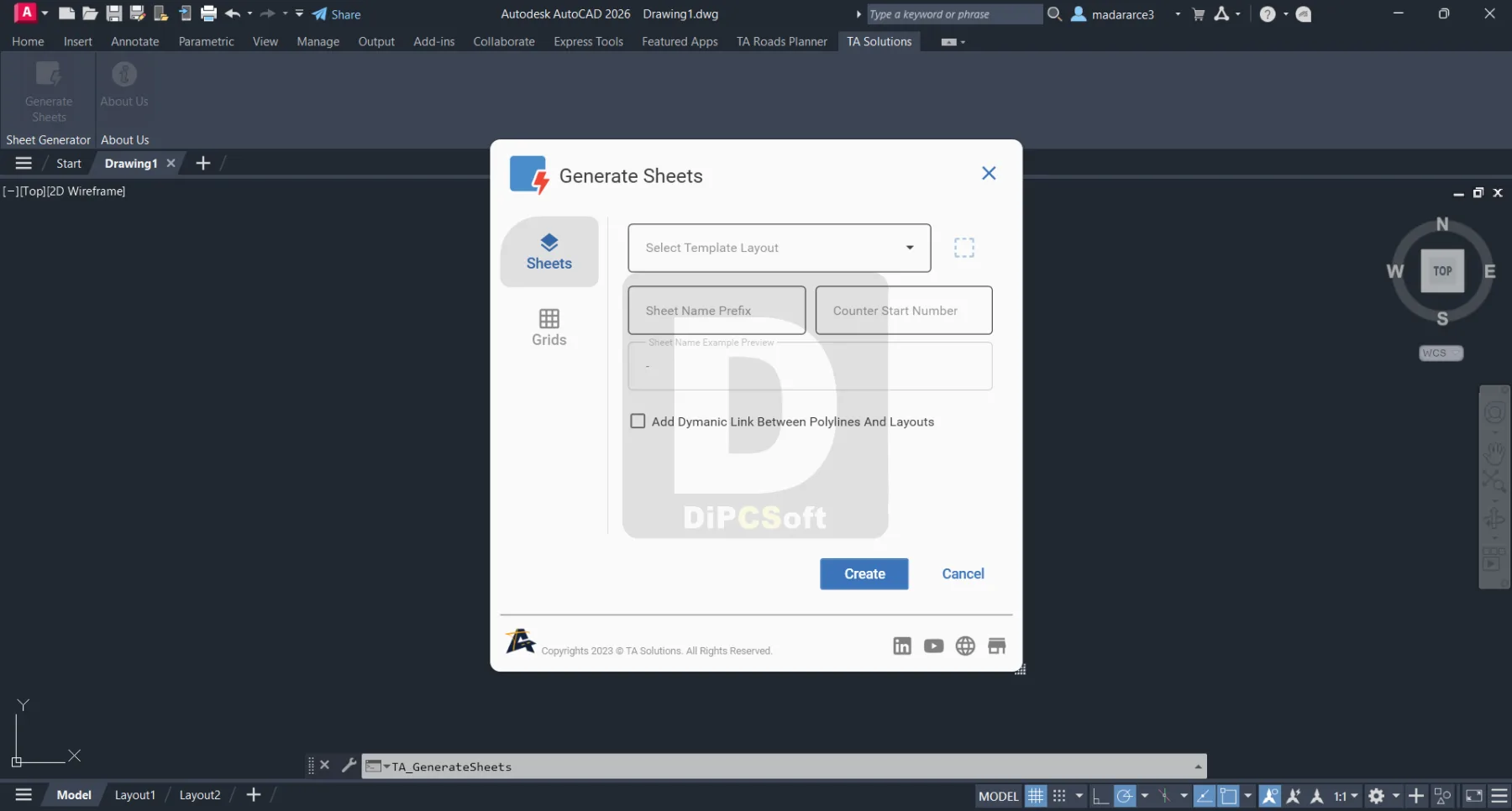 TA Sheets Generator