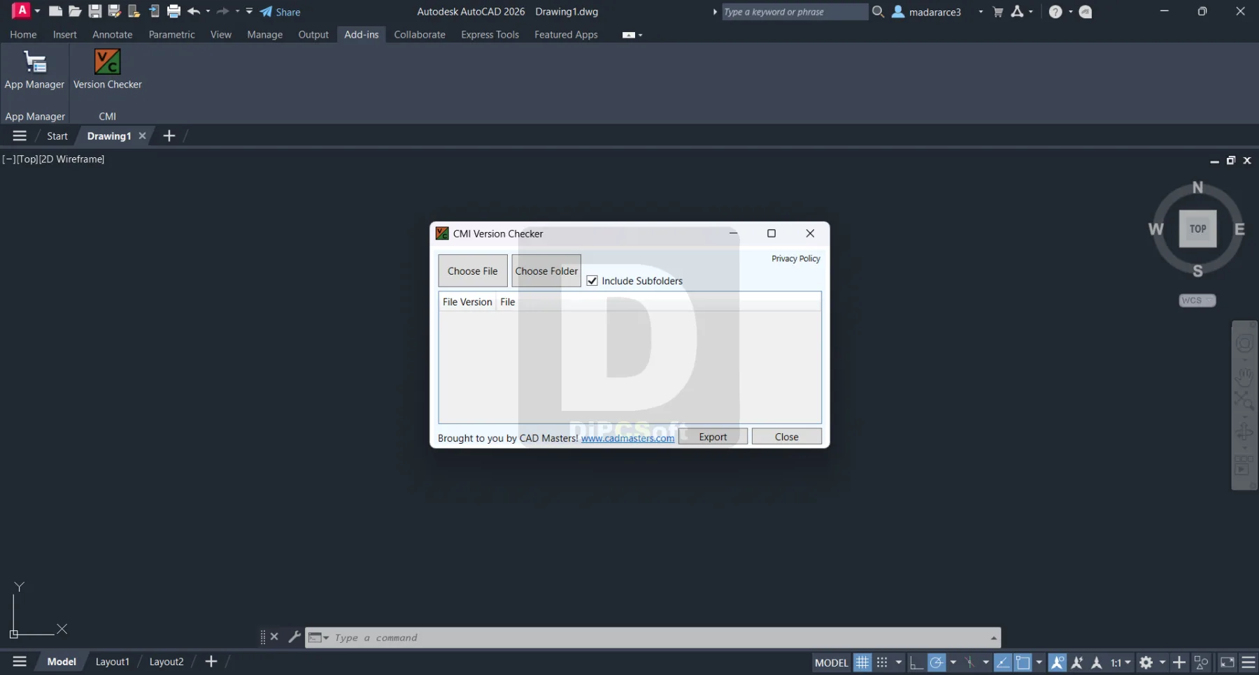 CMI Version Checker